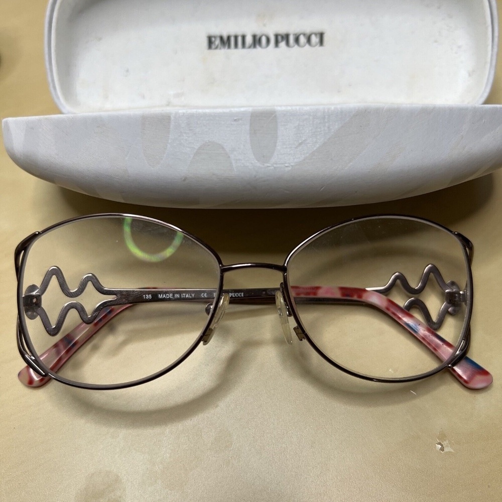 Beautiful Women's Emilio Pucci Glasses - Made in Italy